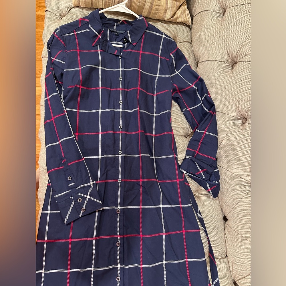 Tommy Hilfiger BELTED SHIRTDRESS women size large